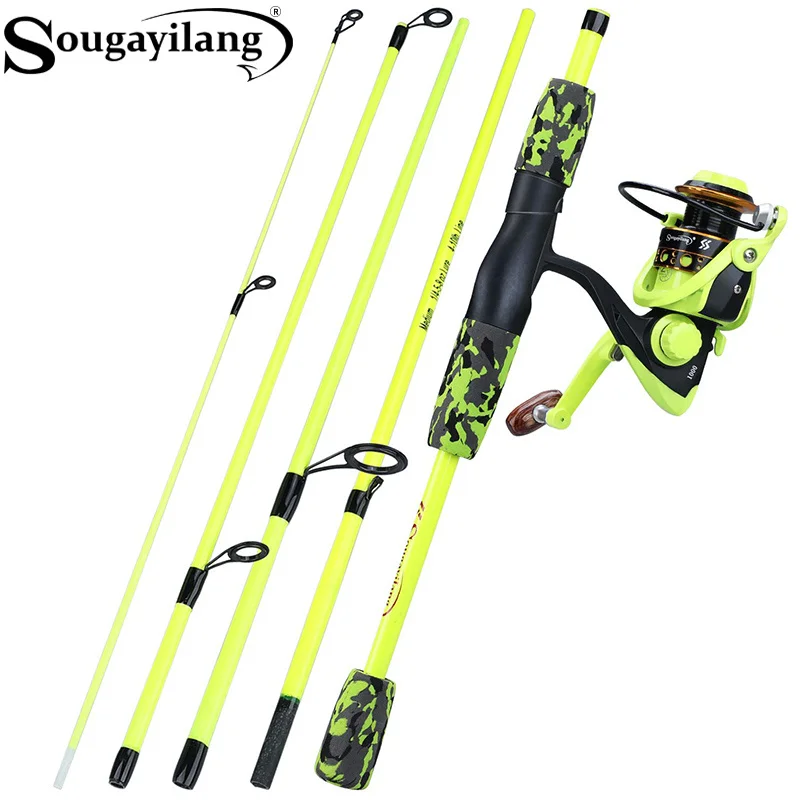 Fishing Line Spooler - Sougayilang Portable 5 Section Red/yellow Fishing