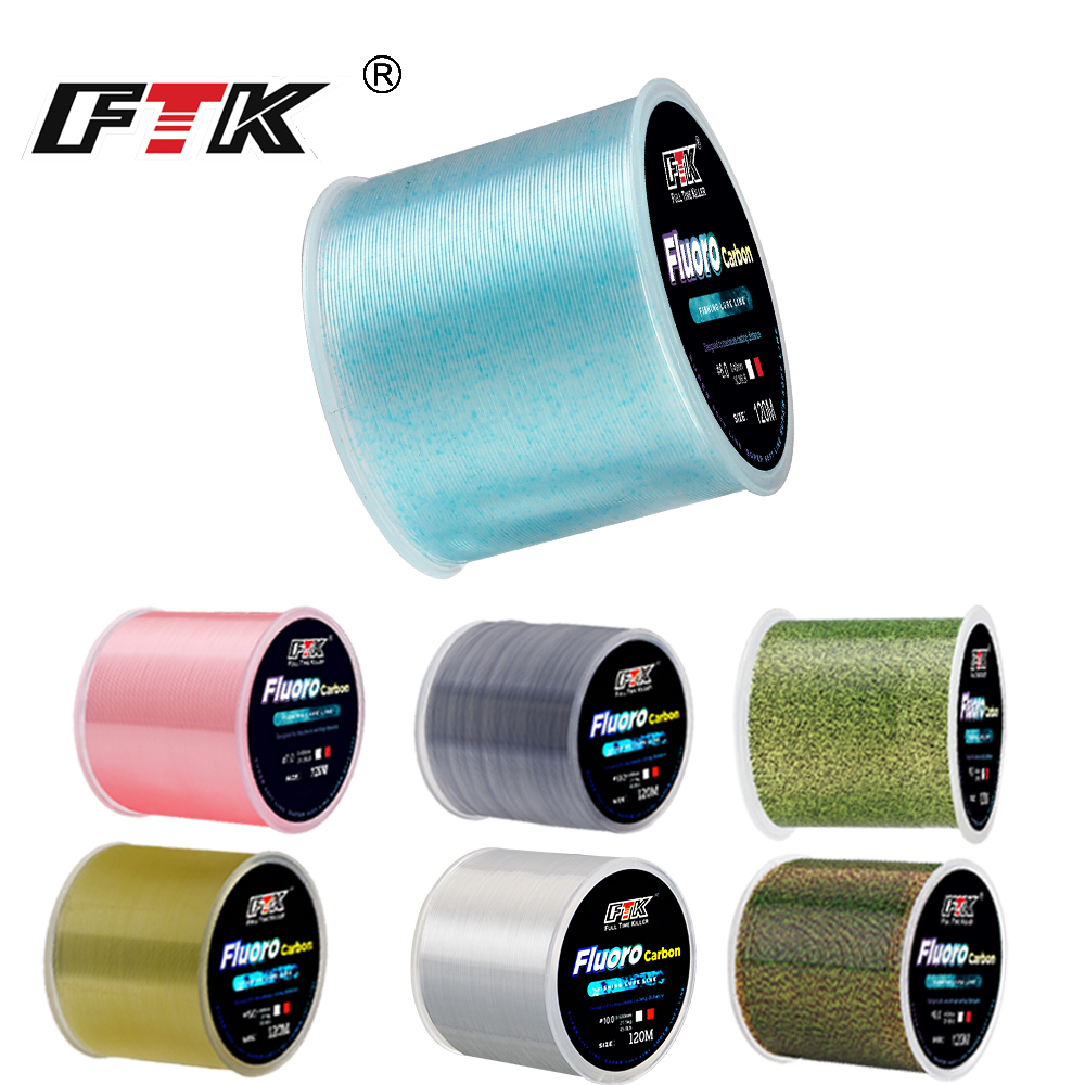 FTK 120m Invisible Fishing Lin - Fluorocarbon Line ulasan dan harga