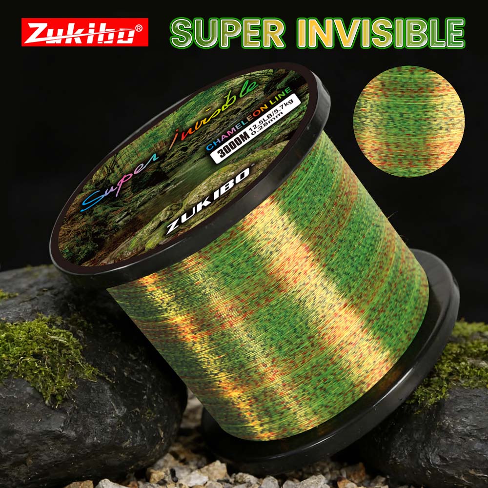 ZUKIBO 3D Speckle Line Yellow  - Fluorocarbon Line ulasan dan harga