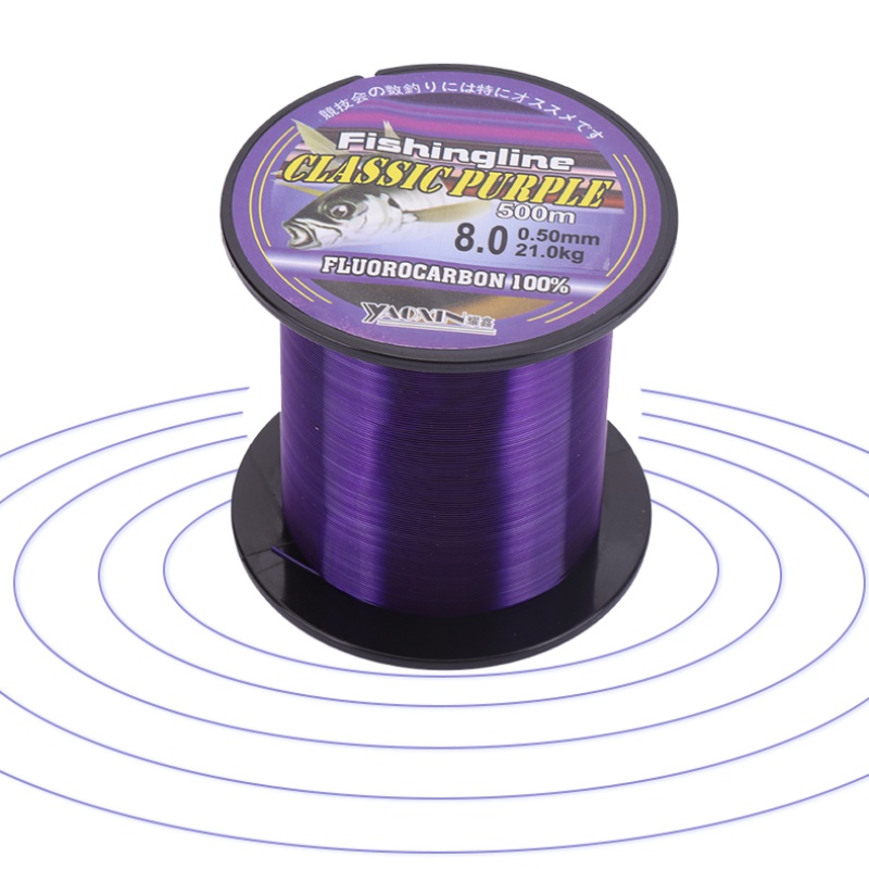 1pc 500M Fishing Line Super St - Fluorocarbon Line ulasan dan harga