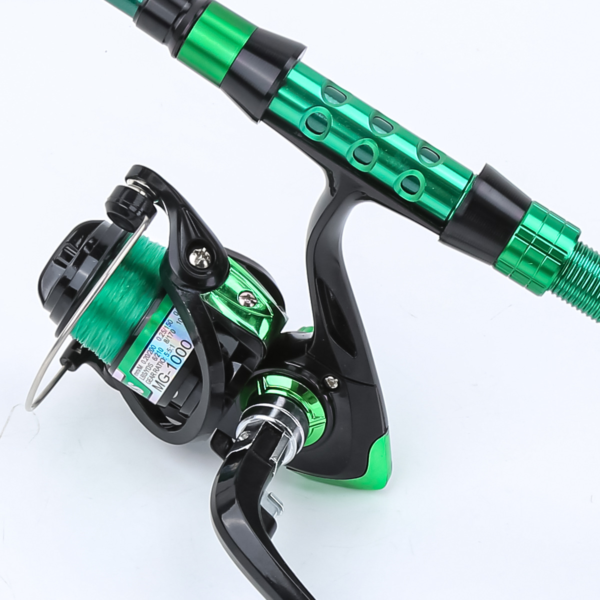 1.8 Meters Green Carbon Fiber  - Fishing Line Spooler ulasan dan harga