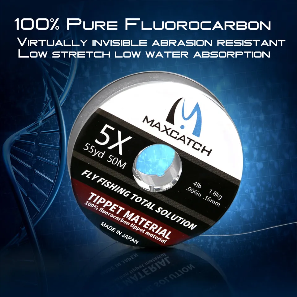 MAXCATCH 1PC/2PC Fluorocarbon  - Fluorocarbon Line ulasan dan harga
